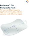 Monofilament Polypropylene White covidien parietene ds composite mesh