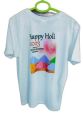 Mens Happy Holi Printed T-Shirt