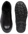 Plain mens leather safety shoes