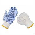 Cotton PVC Dotted Gloves
