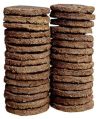 Natural Brown Round dried cow dung cakes