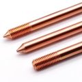 Polished Round Brown copper bonded rods