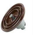 Round Brown porcelain disc insulator