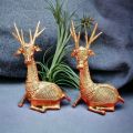 Traditional Art Dhokra Brass Metal Casting Deer