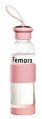 Pink and Transparent Femora water bottle