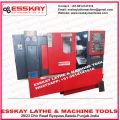 ESSKAY Hydraulic Polished Rectangular 10 KW Automatic 2000-4000 Kg Three Phase Slant Bed CNC Lathe
