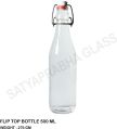 glass water bottles 500 ML FLIP TOP