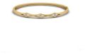 0.30 Carat White Diamonds Bangle Bracelet Made In 14k Yellow Gold