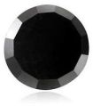 1 Ct Rose Cut Black Diamond In Round Shape
