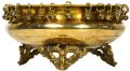 Golden Brass Urli Bowl with Ghungroo
