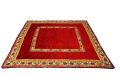 Velvet Fabric Printed rajwadi red velvet pooja carpet