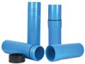 Round Blue Polished PVC Casing Pipes