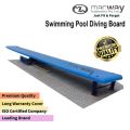 Macway Macway Fibreglass Wood with Fibre Coating Rectangle Blue FRP Diving Board