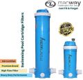 Macway Plastic Heavy Duty ABS Cylindrical Blue with white 220V Swimming Pool Cartridge Filter
