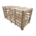 Brown Rectangular Square industrial wooden crates