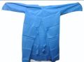 Blue Full Sleeve Plain Disposable Surgeon Gown