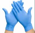 Blue 20-30g nitrile examination gloves