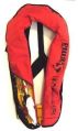 Polyester PVC Red lalizas sigme 150n inflatable life jacket