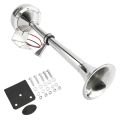 Aluminium Brass Electric Metallic single trumpet marine horn