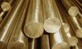 Round In The Shape Of Solid & Hollow Rods. Grey-Golden Polished RJMI high tensile brass rod