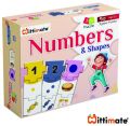 Mittimate Card board Multi Colour 0.48kg India kids number shapes jigsaw puzzle fun learning games