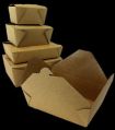 Kraft Biodegradable Boxes with Wax Lining