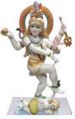 Marble Dancing Shiv Statue