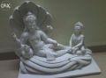 Marble Vishnu Laxmi Shesh Saiya Statue
