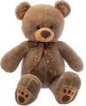 Wool Brown oxford teddy bear soft toy