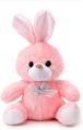 Pink Plain rabbit soft toy