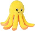Yellow Plain realistic octopus soft toy