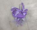 Purple Plain Plastic gift ribbon bow