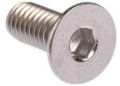 Titanium Steel Silver titanium counter sunk screw