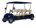 8 Seater Metallic Blue Electric Golf Cart