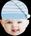 Cotton Polyester Round Multicolor Available In All Colour Printed baby cap