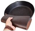 Brown Plain TUZECH SQUAR leather potholder sheet