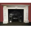 White Marble Fireplace Mantels