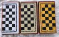 Superb wooden chess box set
