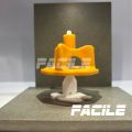 FACILE Tile Leveling System Spiral Kit Reusable Tile Tools(Orange Cap - 50pcs ) MM2MM PRODUCTS