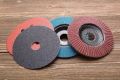 Round coated industrial abrasive