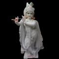 3 Feet Marble Krishna Statue