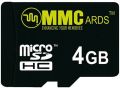 Black mmc 4 gb memory card