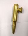 Polish 3 inch golden brass bullet smoking pipe