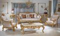Gold Finish Royal Sofa Set