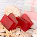 natural Bar Rectangle Bar Herbal Extract your brand name 100 gms red  soap