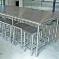 Steel Canteen Table Set