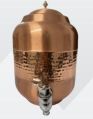 5 Ltr Half Hammered Copper Water Tank
