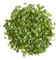 Green dehydrated spring onion