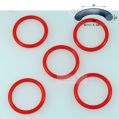 Silicone Rubber Round 10x4mm silicone red o ring sealing rubber