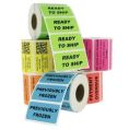 Paper Rectangular Self Adhesive Label